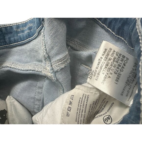 AG ADRIANO GOLDSCHMIED Middle Ankle Light Wash Jeans Size  26R - Picture 8 of 8